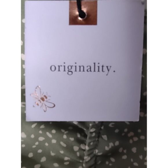 Originality Sage Flutter Sleeve Dress with Tie Back and Ruffle Hem Size XL NWT - Picture 9 of 12